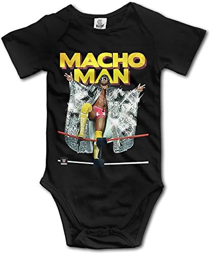 Baby Boys Girls REIGNS WWE SUMMER SLAM 2016 MACHO MAN Romper Bodysuit Onesie Black