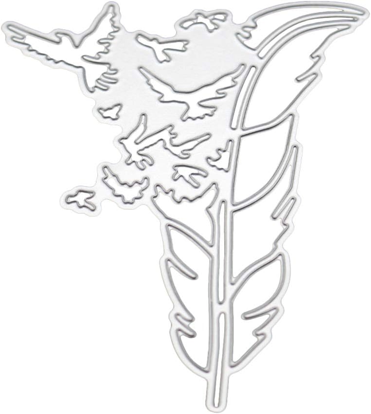 sayletre Cutting Dies, Flying Birds Cutting Dies Metal Embossing Punch Stencil Template for Scrapbooking DIY Album Photo Paper Cards Art Craft Supplies Home Decor