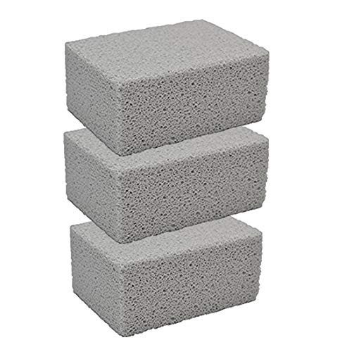 LQQDD Grill Cleaning Brick, Ecological Odorless Grilling Stone Cleaner,Descaling BBQ Block Construction,Removes Encrusted Greases,Stains, Residues, Dirt,Reusable Pumice Stone