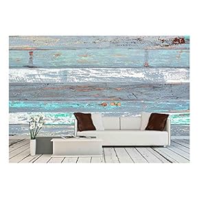 Old Painted Wood Textured Background