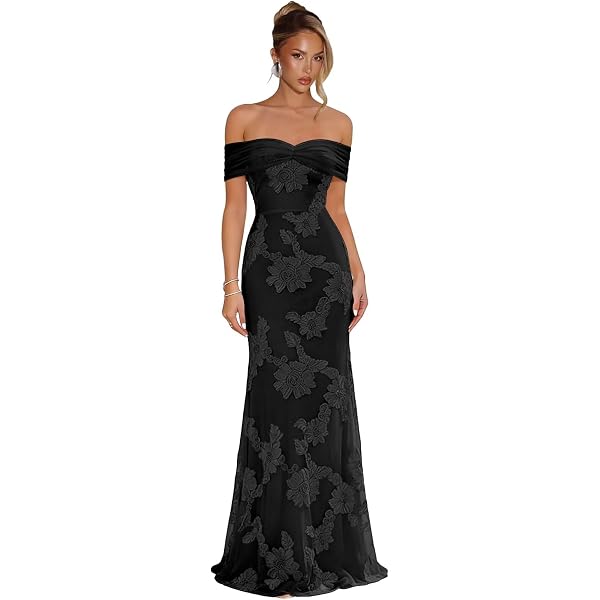Amazon.com: TXDBB Black Floral Prom Dresses 2026 Long Mermaid Square Neck Bridesmaid  Dress Size 0 : Clothing, Shoes & Jewelry