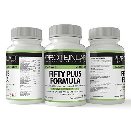 The Protein Lab Essential Vitamins and Minerals for Over 50s 50 Plus Vitamin Multi Vitamins Wholesale Pack 1000