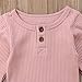 Emmababy Newbown Baby Boys Girls Knitted Sweather Rompers Sleepwear Long Sleeves Pajamas Fall Winter Bodysuit Pink