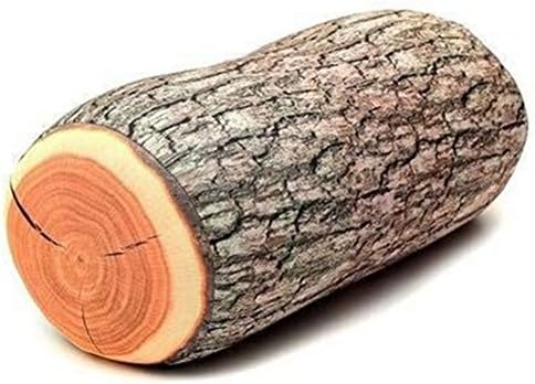 Sandalas Creative Wood Shaped Throw Pillow Office Sofa Car Comfortable Cushion (Multi 01)