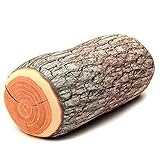 Sandalas Creative Wood Shaped Throw Pillow Office Sofa Car Comfortable Cushion (Multi 01)