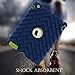 PIXIU Case for iPad 4th genereation, Heavy Duty Shock Absorption Three Layer Armor Protective Defender Case for iPad 2 3 4 Navy Blue