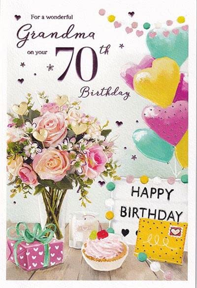 Cards / Gifts For A Special Grandma on your 70th Birthday card