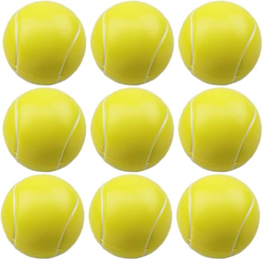 Gobesty Soft Foam Tennis Balls, 9 PCS Sponge Tennis Ball HiBounce