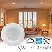 Sunco Lighting 10 Pack 5/6 Inch LED Recessed Downlight, Baffle Trim, Dimmable, 13W=75W, 2700K Soft White, 965 LM, Damp Rated, Simple Retrofit Installation - UL + Energy Star
