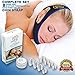 Anti Snoring Chin Strap - 8 Pairs Nose Vents & Travel Box - 2 Type Nasal Dilators & Adjustable Stop Snore Device for Men and Women - Snore Reducing