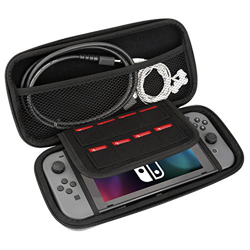 PECHAM Travel Carrying Case for Nintendo Switch with 8 Builtin Game