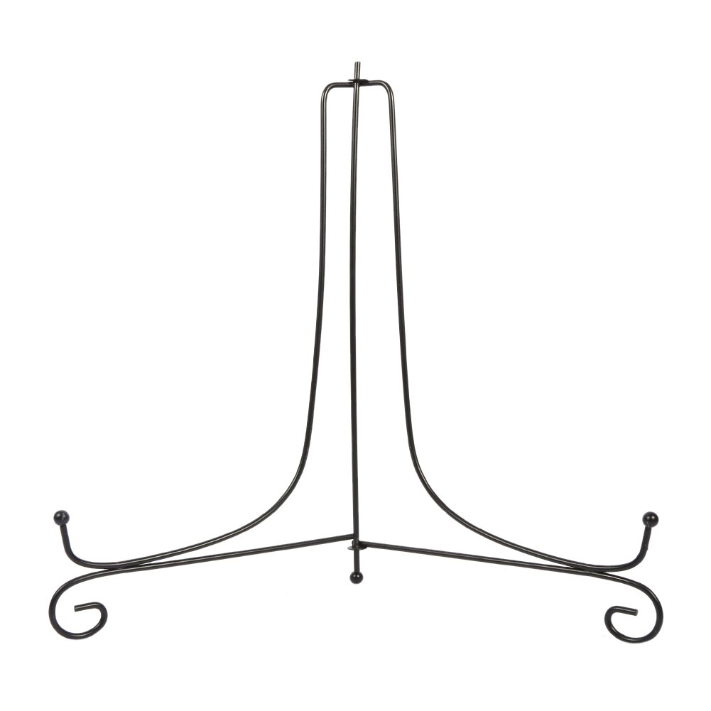 4" - 12" Iron Display Stand Photo Holder Stand for Book Bowls Picture Frames Easel Plate Arts & Crafts[12inch]