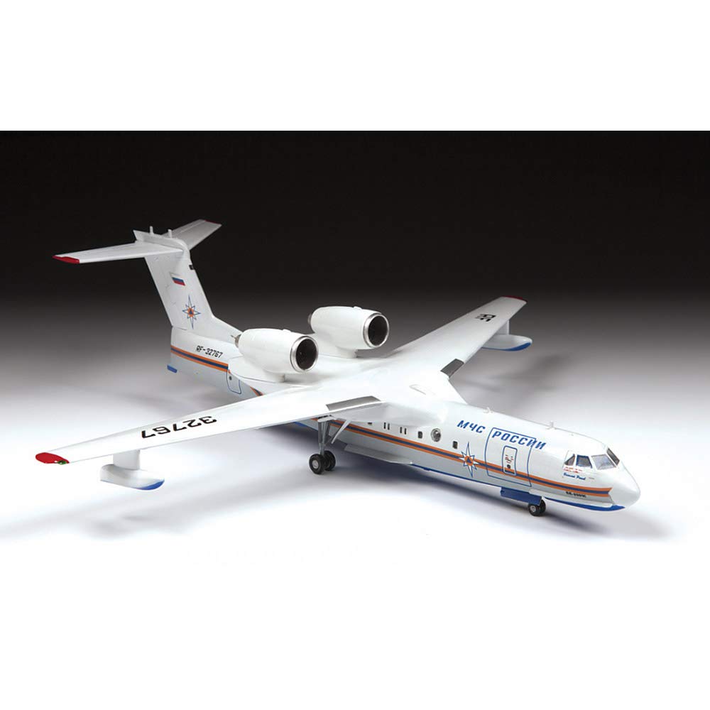 Zvezda 530007034 1:144 Beriev Be-200 ES Multi Role amph, Model, Plastic Construction, Assembly Kit, Detailed Replica