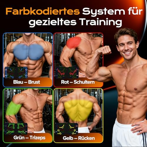 Liegestützgriffe Fitnessgeräte für zuhause Tragbares Multi-in-One Push-up-Board-Set Effizientes Muskeltraining für Männer und Frauen