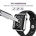 [2-Pack] Apple Watch Serie 4 44mm Screen Protector, [9H Hardness] [Anti-Scratches] [Anti-Fingerprint] Tempered Glass Screen Protector Film Compatible Watch Serie 4 44mm [Black]