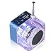 Mini Digital Portable Music MP3/4 Player TF Card USB Disk Speaker FM Radio (Blue)