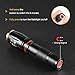 LED Tactical Flashlight with COB Lantern, HUNTER COAST Bright Magnetic Flashlight, Powerful Flashlight with 6 Modes, Water Resistant 18650 flashlight for Camping,Cycling,Emergency(2 Pack)