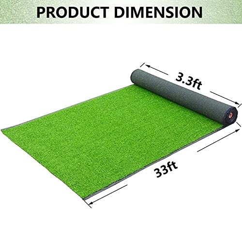 Artificial Grass Turf 3.3ft x 33ft Artificial Grass Mats Realistic