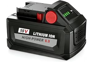 2 Pack 8.0Ah M k 18 Replacement for Milwaukee 18V Lithium-Ion Battery, Compatible with Milwaukee Mk 18 Battery 48-11-1850 48-