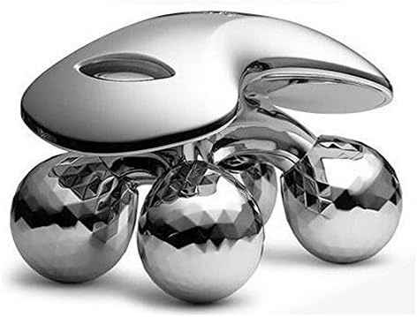 3D, MINI, 4D Roller Massager, Body Massage, Face Massage (4D SILVER ROLLER) by koreatrends