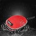jntworld Waterproof Bike Saddle Bag Under Seat Bike Bag Mountain Bike EVA Nylon Shell Cycling Tail Bag, Red
