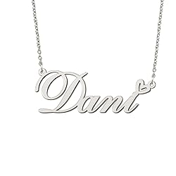BYBWBL Dani Name Pendant Necklace Silver Color