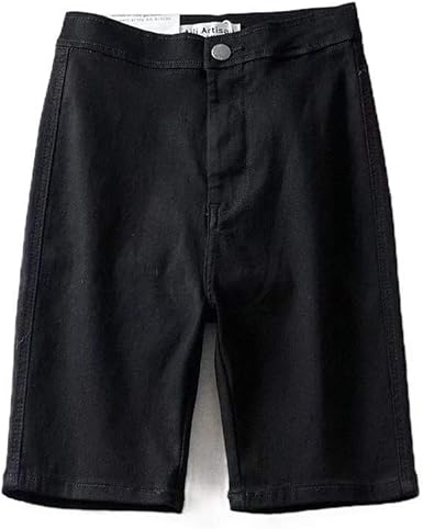 black high waisted bermuda shorts