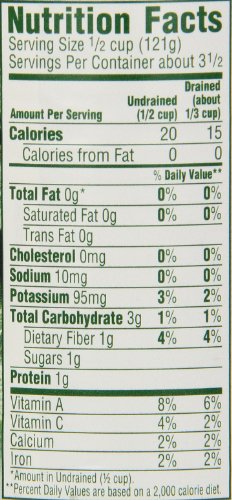 DEL MONTE CUT GREEN BEANS NO SALT ADDED, 14.5-OUNCE (PACK OF 8)