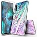 NageBee Case for Samsung Galaxy A50 (2019)/A50S/A30S with Tempered Glass Screen Protector, Ultra Slim Thin Glossy Stylish Protective Bumper Cover Phone Case -Nova