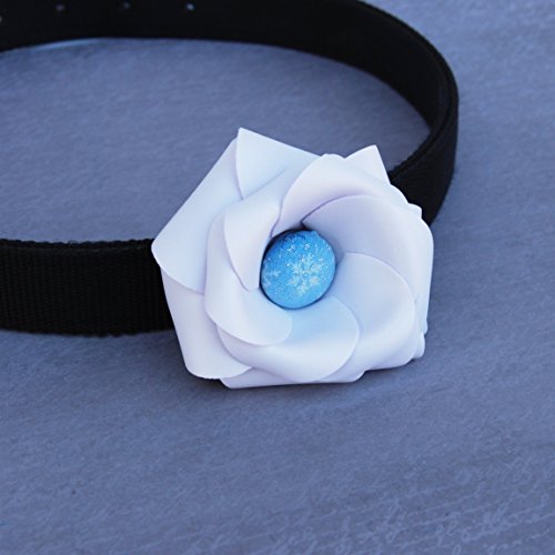 Pet Me With Love "The Bloom" Collar Flower Accessory - One Size - White (White S18)
