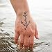 Tattly Temporary Tattoos, Cartoina Anchor, 0.1 Ounce
