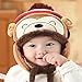 Knit Beanie Cap for Baby, Misaky Winter Warm Kids Girl Boy Ear Thick Hat (Coffee)