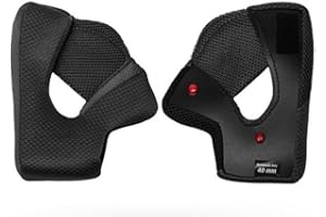 BELL MX-9 Adventure Cheek Pads Set Dual Sport Motorcycle Helmet Accessories - Black / 25MM