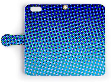 Amazon Co Jp Iphoneケース 手帳型 カバー ドットグラデーション ブルー カード収納 ストラップホール付 スマホケース スマホカバー 家電 カメラ