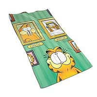 AEPWQDQW Microfiber Bath Towel A Picture of Garfield Soft Hand Towels, Pool Towels and Gym Towels