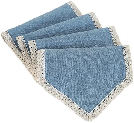 Table Runner,Famtasme Table Runner Heat-resistant Tea Table Mat Modern &amp; Simple Coffee Table Runner for Thanksgiving, Christmas, Party, Home Decorative,Event Decor(light blue)