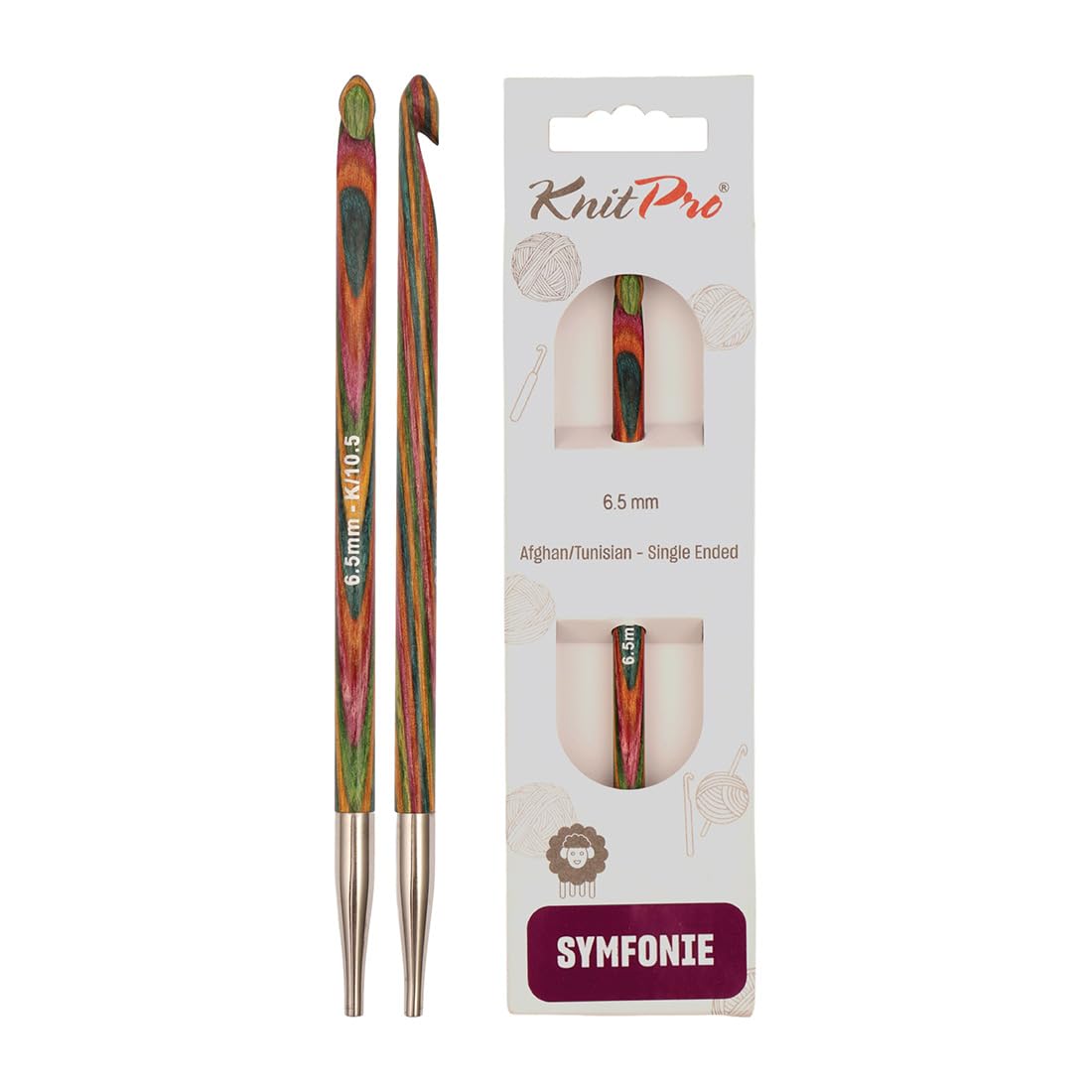 KnitPro Symfonie Afghan/Tunisian Crochet Hook | 6.50mm