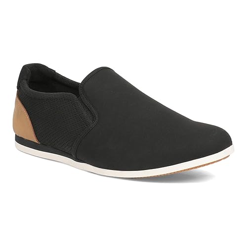 aldo black slip on sneakers