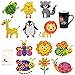 5D Diamond Painting Stickers Kits for Kids Diamond Painting Stickers Animal Diamond Dots Big Size Paint with Diamonds Kits DIY Arts Crafts - 12 Pack