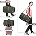 Gonex 60L Packable Travel Duffle Bag Foldable Duffel Bags for Luggage Gym Sports Camping Travelling Cycling Storage Shopping Water & Tear Resistant Dark Green