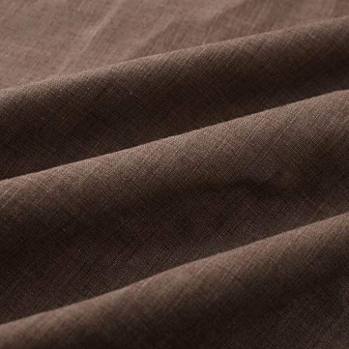 image for Emimarol Women's Plus Size Long Sleeve O Neck Swing Solid Tunic Tops S