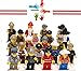 Minifigures Set - 20 Minifigures Toys Building Bricks Compatible Family Figures Mini People -Included Baseplate Bonus