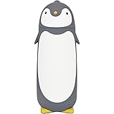Penguin Insulated Water Bottle - Stainless Steel Vacuum Double Walled Bottle Flask Travel Mug for Kids, Students, 9.6oz, Grey