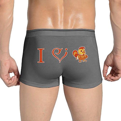 NC WUYQX Men Cotton Boxer Brief Underwear I Heart Cock Stretchable Briefs Underpants XX-Large
