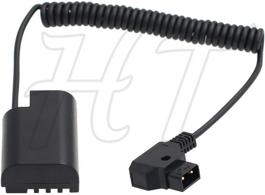 HangTon GH3 GH4 GH5 Camera D-tap Power Dummy Battery Power Adapter for PANASONIC LUMIX DSLR DMW-DCC12 DMW-BLF19E (coiled) - Image 3