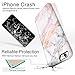 AknaCase Case Compatible with iPhone 6 Plus & 6s Plus for Girls, Get-It-Now Collection High Impact Flexible Silicon Cover [Marble Texture #17](243-U.S)