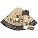 Valery Madelyn 48 inch Woodland Christmas Tree Skirt with 3D Reindeer and Faux Fur Trim Border, Themed with Christmas Ornaments (Not Included)