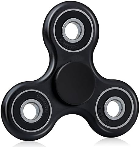 Fidget Spinner, URGEAR Fidget Toys Hand Spinner Toy Stress Reducer Nice Gift and Great for ADD, ADHD, Anxiety, and Autism Adult Children (Black)