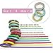 Piokio Thin Washi Masking Tape Set of 15 Rolls Colored Decorative Tape for Scrapbooking,Home Decor, DIY Craft Projects