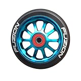 Fuzion 10 Spoke Metal Core 100mm Pro Scooter Wheel with Abec 9 Bearings …